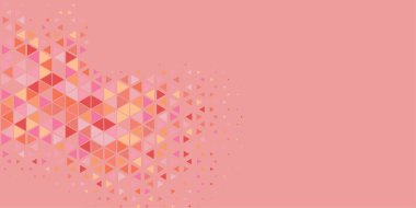 Soyut Üçgen renkli arkaplan veya çokgenler içeren duvar kağıdı üçgen şekiller ve renkler, üçgenler veya uzayın yumuşak rengini kopyalayan çukurluk geometrik şekiller