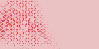 Soyut Üçgen renkli arkaplan veya çokgenler içeren duvar kağıdı üçgen şekiller ve renkler, üçgenler veya uzayın yumuşak rengini kopyalayan çukurluk geometrik şekiller