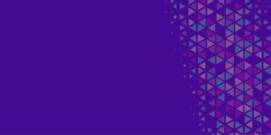 Soyut Üçgen renkli arkaplan veya çokgenler içeren duvar kağıdı üçgen şekiller ve renkler, üçgenler veya uzayın yumuşak rengini kopyalayan çukurluk geometrik şekiller