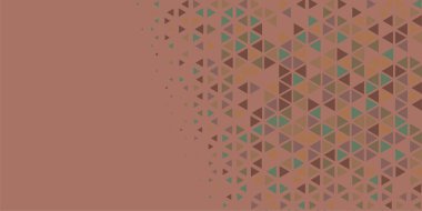 Soyut Üçgen renkli arkaplan veya çokgenler içeren duvar kağıdı üçgen şekiller ve renkler, üçgenler veya uzayın yumuşak rengini kopyalayan çukurluk geometrik şekiller