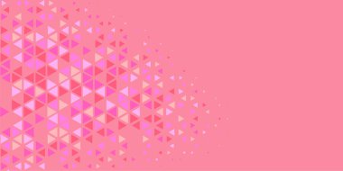 Soyut Üçgen renkli arkaplan veya çokgenler içeren duvar kağıdı üçgen şekiller ve renkler, üçgenler veya uzayın yumuşak rengini kopyalayan çukurluk geometrik şekiller