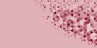 Soyut Üçgen renkli arkaplan veya çokgenler içeren duvar kağıdı üçgen şekiller ve renkler, üçgenler veya uzayın yumuşak rengini kopyalayan çukurluk geometrik şekiller