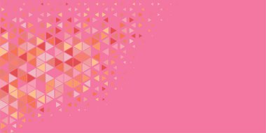 Soyut Üçgen renkli arkaplan veya çokgenler içeren duvar kağıdı üçgen şekiller ve renkler, üçgenler veya uzayın yumuşak rengini kopyalayan çukurluk geometrik şekiller