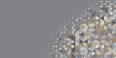 Soyut Üçgen renkli arkaplan veya çokgenler içeren duvar kağıdı üçgen şekiller ve renkler, üçgenler veya uzayın yumuşak rengini kopyalayan çukurluk geometrik şekiller