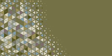 Soyut Üçgen renkli arkaplan veya çokgenler içeren duvar kağıdı üçgen şekiller ve renkler, üçgenler veya uzayın yumuşak rengini kopyalayan çukurluk geometrik şekiller