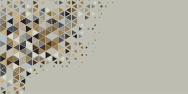 Soyut Üçgen renkli arkaplan veya çokgenler içeren duvar kağıdı üçgen şekiller ve renkler, üçgenler veya uzayın yumuşak rengini kopyalayan çukurluk geometrik şekiller