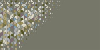 Soyut Üçgen renkli arkaplan veya çokgenler içeren duvar kağıdı üçgen şekiller ve renkler, üçgenler veya uzayın yumuşak rengini kopyalayan çukurluk geometrik şekiller