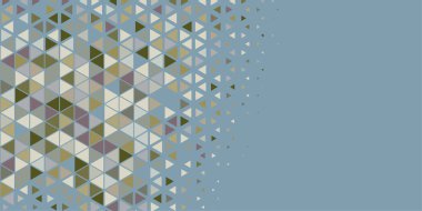 Soyut Üçgen renkli arkaplan veya çokgenler içeren duvar kağıdı üçgen şekiller ve renkler, üçgenler veya uzayın yumuşak rengini kopyalayan çukurluk geometrik şekiller