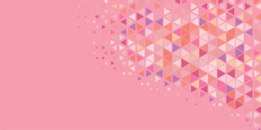 Soyut Üçgen renkli arkaplan veya çokgenler içeren duvar kağıdı üçgen şekiller ve renkler, üçgenler veya uzayın yumuşak rengini kopyalayan çukurluk geometrik şekiller