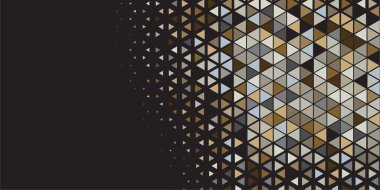 Soyut Üçgen renkli arkaplan veya çokgenler içeren duvar kağıdı üçgen şekiller ve renkler, üçgenler veya uzayın yumuşak rengini kopyalayan çukurluk geometrik şekiller