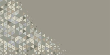 Soyut Üçgen renkli arkaplan veya çokgenler içeren duvar kağıdı üçgen şekiller ve renkler, üçgenler veya uzayın yumuşak rengini kopyalayan çukurluk geometrik şekiller