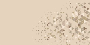 Soyut Üçgen renkli arkaplan veya çokgenler içeren duvar kağıdı üçgen şekiller ve renkler, üçgenler veya uzayın yumuşak rengini kopyalayan çukurluk geometrik şekiller