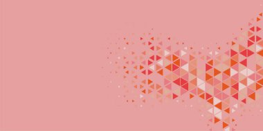 Soyut Üçgen renkli arkaplan veya çokgenler içeren duvar kağıdı üçgen şekiller ve renkler, üçgenler veya uzayın yumuşak rengini kopyalayan çukurluk geometrik şekiller