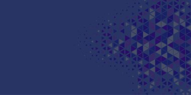 Soyut Üçgen renkli arkaplan veya çokgenler içeren duvar kağıdı üçgen şekiller ve renkler, üçgenler veya uzayın yumuşak rengini kopyalayan çukurluk geometrik şekiller