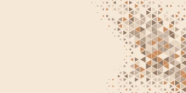 Soyut Üçgen renkli arkaplan veya çokgenler içeren duvar kağıdı üçgen şekiller ve renkler, üçgenler veya uzayın yumuşak rengini kopyalayan çukurluk geometrik şekiller