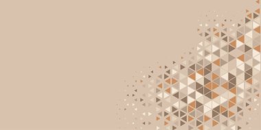 Soyut Üçgen renkli arkaplan veya çokgenler içeren duvar kağıdı üçgen şekiller ve renkler, üçgenler veya uzayın yumuşak rengini kopyalayan çukurluk geometrik şekiller