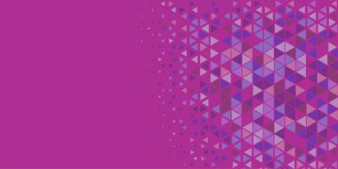 Soyut Üçgen renkli arkaplan veya çokgenler içeren duvar kağıdı üçgen şekiller ve renkler, üçgenler veya uzayın yumuşak rengini kopyalayan çukurluk geometrik şekiller