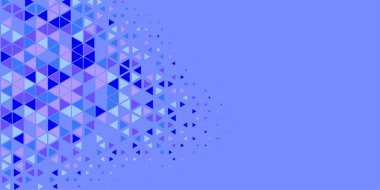 Soyut Üçgen renkli arkaplan veya çokgenler içeren duvar kağıdı üçgen şekiller ve renkler, üçgenler veya uzayın yumuşak rengini kopyalayan çukurluk geometrik şekiller