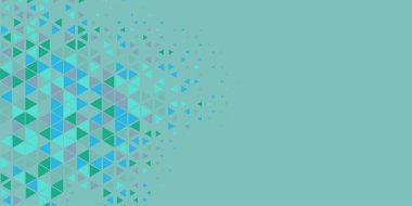 Soyut Üçgen renkli arkaplan veya çokgenler içeren duvar kağıdı üçgen şekiller ve renkler, üçgenler veya uzayın yumuşak rengini kopyalayan çukurluk geometrik şekiller