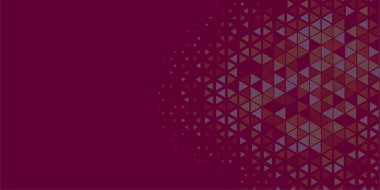 Soyut Üçgen renkli arkaplan veya çokgenler içeren duvar kağıdı üçgen şekiller ve renkler, üçgenler veya uzayın yumuşak rengini kopyalayan çukurluk geometrik şekiller