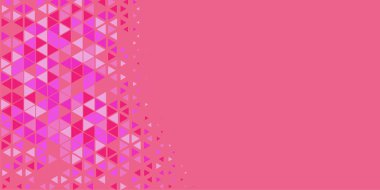 Soyut Üçgen renkli arkaplan veya çokgenler içeren duvar kağıdı üçgen şekiller ve renkler, üçgenler veya uzayın yumuşak rengini kopyalayan çukurluk geometrik şekiller