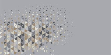 Soyut Üçgen renkli arkaplan veya çokgenler içeren duvar kağıdı üçgen şekiller ve renkler, üçgenler veya uzayın yumuşak rengini kopyalayan çukurluk geometrik şekiller