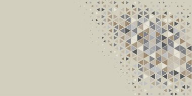 Soyut Üçgen renkli arkaplan veya çokgenler içeren duvar kağıdı üçgen şekiller ve renkler, üçgenler veya uzayın yumuşak rengini kopyalayan çukurluk geometrik şekiller