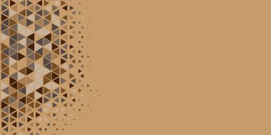 Soyut Üçgen renkli arkaplan veya çokgenler içeren duvar kağıdı üçgen şekiller ve renkler, üçgenler veya uzayın yumuşak rengini kopyalayan çukurluk geometrik şekiller