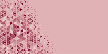 Soyut Üçgen renkli arkaplan veya çokgenler içeren duvar kağıdı üçgen şekiller ve renkler, üçgenler veya uzayın yumuşak rengini kopyalayan çukurluk geometrik şekiller