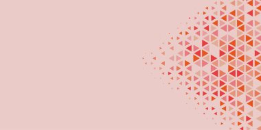 Soyut Üçgen renkli arkaplan veya çokgenler içeren duvar kağıdı üçgen şekiller ve renkler, üçgenler veya uzayın yumuşak rengini kopyalayan çukurluk geometrik şekiller