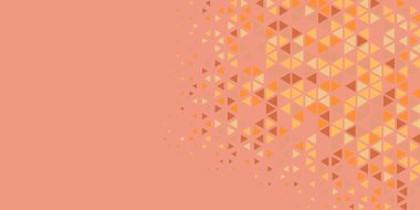 Soyut Üçgen renkli arkaplan veya çokgenler içeren duvar kağıdı üçgen şekiller ve renkler, üçgenler veya uzayın yumuşak rengini kopyalayan çukurluk geometrik şekiller