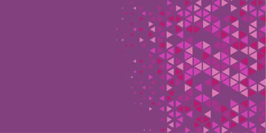 Soyut Üçgen renkli arkaplan veya çokgenler içeren duvar kağıdı üçgen şekiller ve renkler, üçgenler veya uzayın yumuşak rengini kopyalayan çukurluk geometrik şekiller