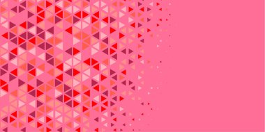 Soyut Üçgen renkli arkaplan veya çokgenler içeren duvar kağıdı üçgen şekiller ve renkler, üçgenler veya uzayın yumuşak rengini kopyalayan çukurluk geometrik şekiller