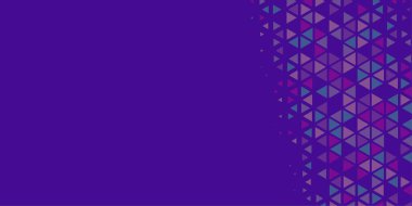 Soyut Üçgen renkli arkaplan veya çokgenler içeren duvar kağıdı üçgen şekiller ve renkler, üçgenler veya uzayın yumuşak rengini kopyalayan çukurluk geometrik şekiller