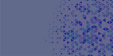 Soyut Üçgen renkli arkaplan veya çokgenler içeren duvar kağıdı üçgen şekiller ve renkler, üçgenler veya uzayın yumuşak rengini kopyalayan çukurluk geometrik şekiller