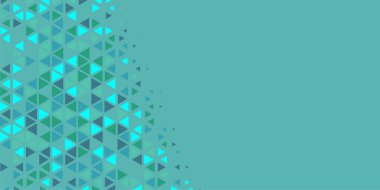 Soyut Üçgen renkli arkaplan veya çokgenler içeren duvar kağıdı üçgen şekiller ve renkler, üçgenler veya uzayın yumuşak rengini kopyalayan çukurluk geometrik şekiller