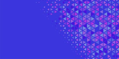 Soyut Üçgen renkli arkaplan veya çokgenler içeren duvar kağıdı üçgen şekiller ve renkler, üçgenler veya uzayın yumuşak rengini kopyalayan çukurluk geometrik şekiller