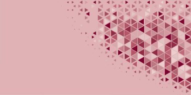 Soyut Üçgen renkli arkaplan veya çokgenler içeren duvar kağıdı üçgen şekiller ve renkler, üçgenler veya uzayın yumuşak rengini kopyalayan çukurluk geometrik şekiller