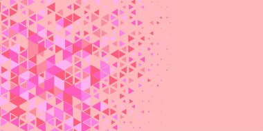 Soyut Üçgen renkli arkaplan veya çokgenler içeren duvar kağıdı üçgen şekiller ve renkler, üçgenler veya uzayın yumuşak rengini kopyalayan çukurluk geometrik şekiller