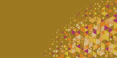 Soyut Üçgen renkli arkaplan veya çokgenler içeren duvar kağıdı üçgen şekiller ve renkler, üçgenler veya uzayın yumuşak rengini kopyalayan çukurluk geometrik şekiller