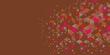 Soyut Üçgen renkli arkaplan veya çokgenler içeren duvar kağıdı üçgen şekiller ve renkler, üçgenler veya uzayın yumuşak rengini kopyalayan çukurluk geometrik şekiller