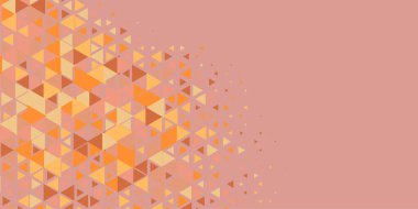 Soyut Üçgen renkli arkaplan veya çokgenler içeren duvar kağıdı üçgen şekiller ve renkler, üçgenler veya uzayın yumuşak rengini kopyalayan çukurluk geometrik şekiller