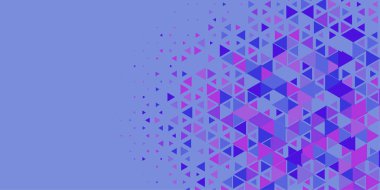 Soyut Üçgen renkli arkaplan veya çokgenler içeren duvar kağıdı üçgen şekiller ve renkler, üçgenler veya uzayın yumuşak rengini kopyalayan çukurluk geometrik şekiller