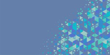 Soyut Üçgen renkli arkaplan veya çokgenler içeren duvar kağıdı üçgen şekiller ve renkler, üçgenler veya uzayın yumuşak rengini kopyalayan çukurluk geometrik şekiller