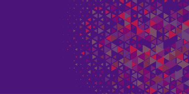 Soyut Üçgen renkli arkaplan veya çokgenler içeren duvar kağıdı üçgen şekiller ve renkler, üçgenler veya uzayın yumuşak rengini kopyalayan çukurluk geometrik şekiller