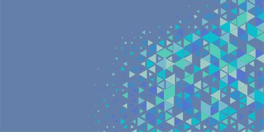 Soyut Üçgen renkli arkaplan veya çokgenler içeren duvar kağıdı üçgen şekiller ve renkler, üçgenler veya uzayın yumuşak rengini kopyalayan çukurluk geometrik şekiller