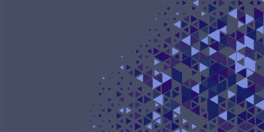 Soyut Üçgen renkli arkaplan veya çokgenler içeren duvar kağıdı üçgen şekiller ve renkler, üçgenler veya uzayın yumuşak rengini kopyalayan çukurluk geometrik şekiller