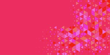 Soyut Üçgen renkli arkaplan veya çokgenler içeren duvar kağıdı üçgen şekiller ve renkler, üçgenler veya uzayın yumuşak rengini kopyalayan çukurluk geometrik şekiller