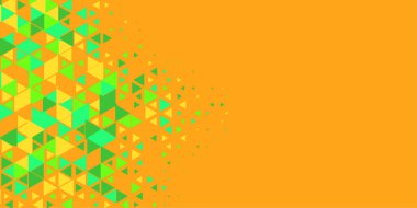 Soyut Üçgen renkli arkaplan veya çokgenler içeren duvar kağıdı üçgen şekiller ve renkler, üçgenler veya uzayın yumuşak rengini kopyalayan çukurluk geometrik şekiller