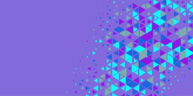 Soyut Üçgen renkli arkaplan veya çokgenler içeren duvar kağıdı üçgen şekiller ve renkler, üçgenler veya uzayın yumuşak rengini kopyalayan çukurluk geometrik şekiller